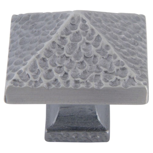 Atlas Homewares 2237 Craftsman 1-1/4 Inch Square Cabinet Knob Pewter Cabinet Hardware Knobs Square