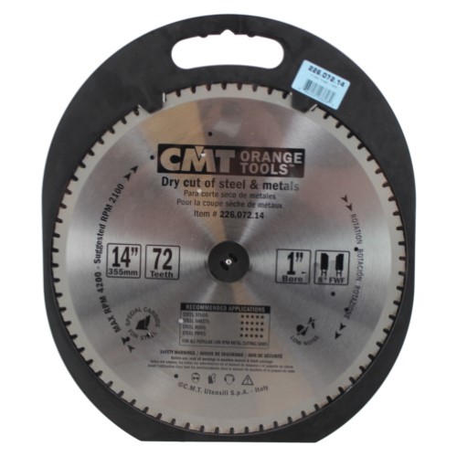 14  X 72T Dry Cut Steel Saw Blade