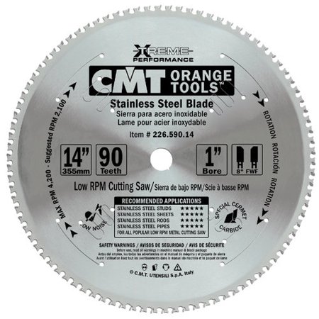 7-1/4  X 48T Dry Stainless Steel Carbide Circular Saw Blade