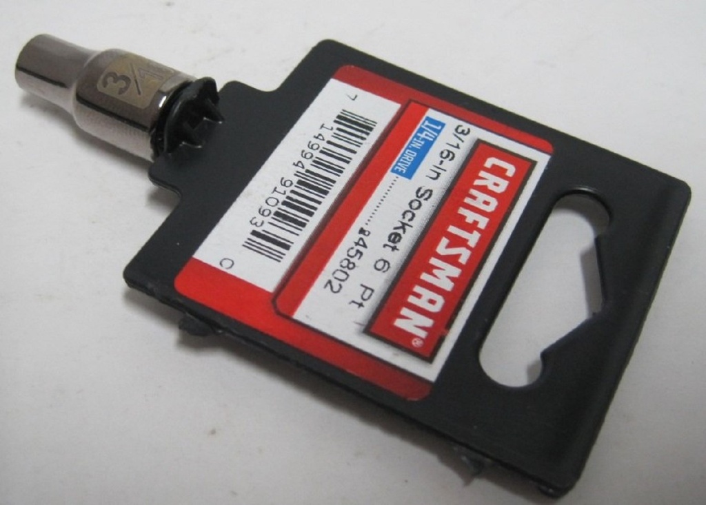 CM SOCKT 1/4DR 3/16 6PT