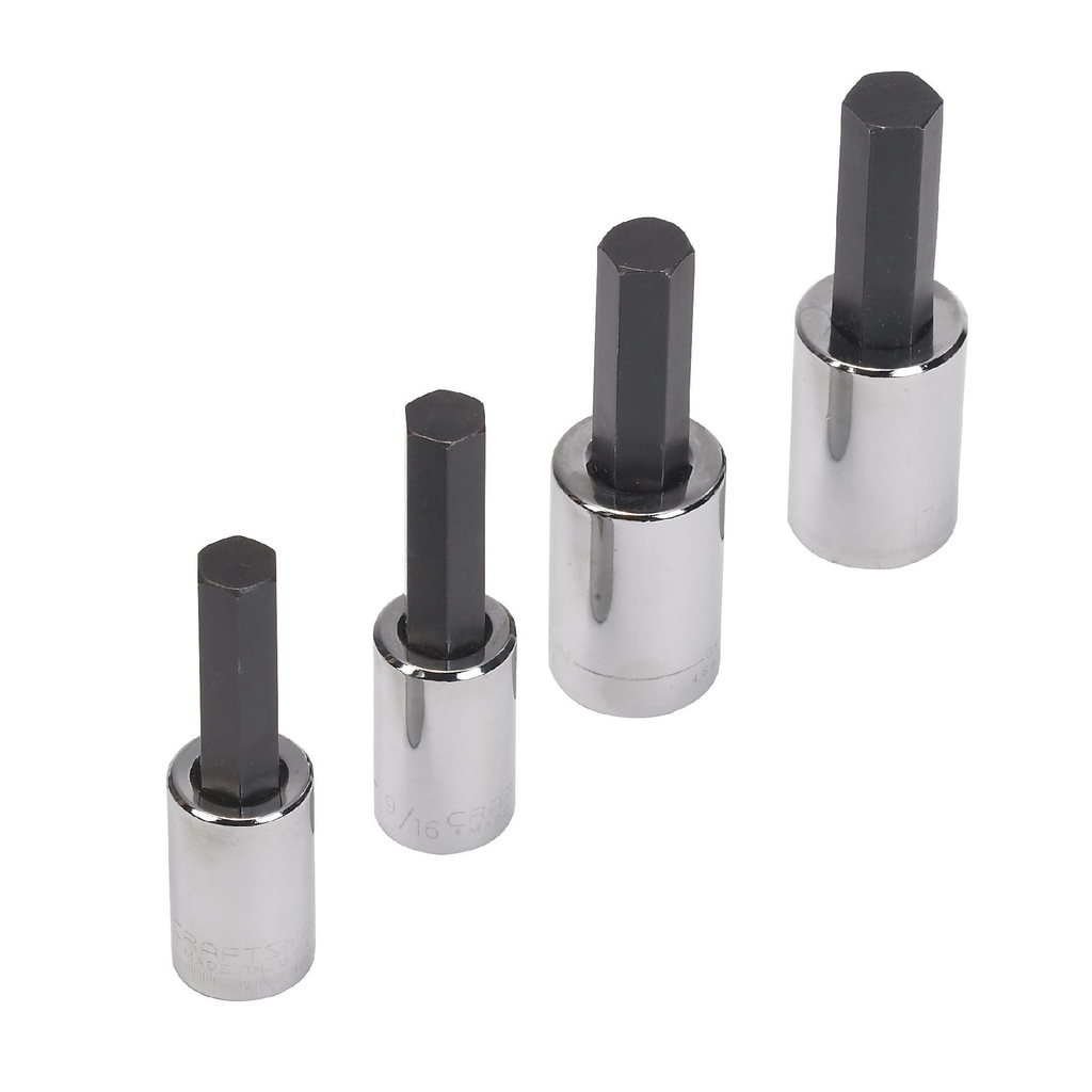 [2297190] CM SCKT SET 4PC HEX1/2DR