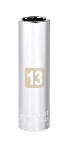 Craftsman 13 Mm X 3/8 in. Drive 12 Point Deep Socket 1 Pc