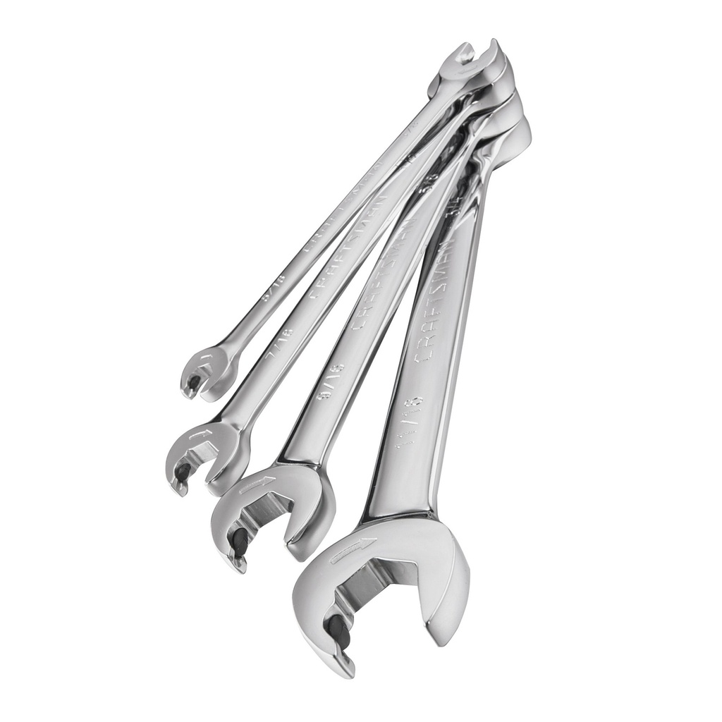 [2301778] Craftsman 4 Pc. Inch Open End Ratcheting Wrench Set