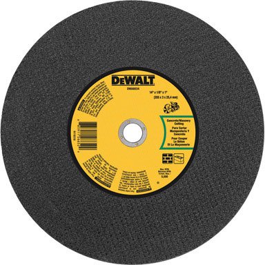 DeWalt High Performance 14 in. D X 1 in. Aluminum Oxide Masonry Cut-Off Wheel 1 Pk