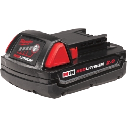 Milwaukee M18 RedLithium CP 2 Ah Lithium-Ion Compact Battery 1 Pc