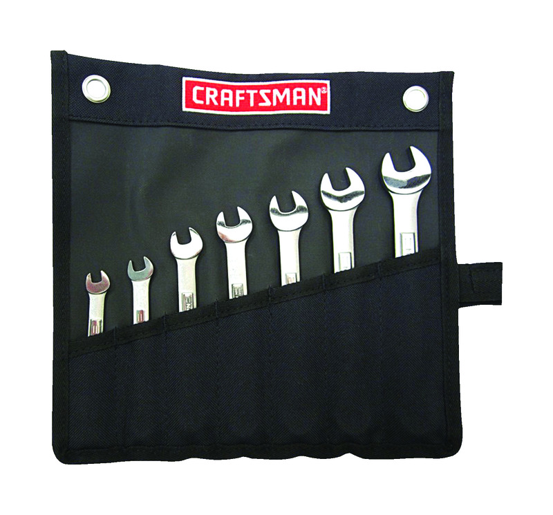 CM WRENCH 7PC ROLL METRC