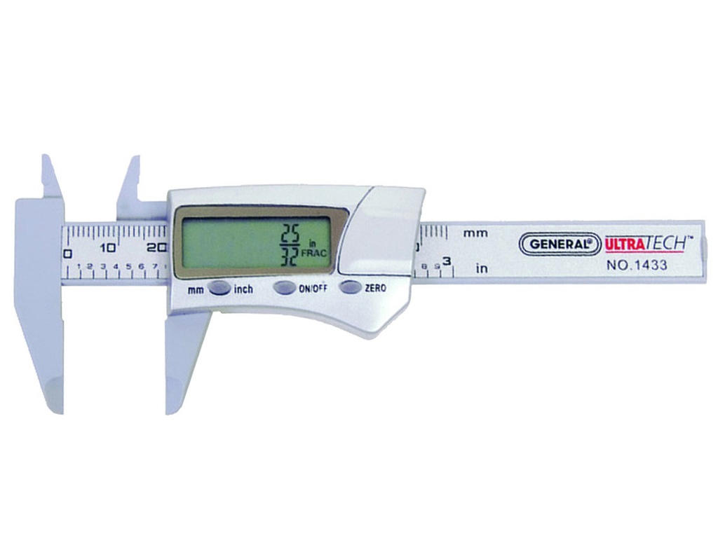 [2395135] General 3 in. L Digital Caliper 1 Pc
