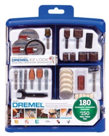Dremel 9 X 9 in. L Metal Rotary Accessory Kit
