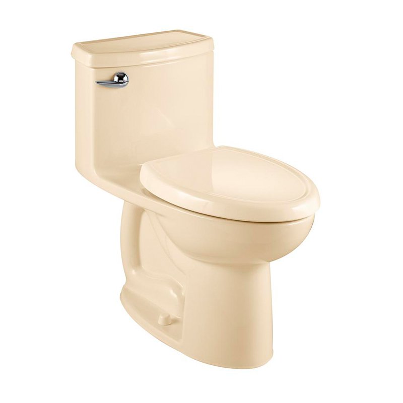 American Standard 2403.128 Cadet 3 Elongated Compact One-Piece Toilet with EverClean Surface and Right Height Bowl - Includes Slow-Close Seat Bone