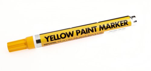 Forney Industries 70822 Oil Based Paint Marker Yellow Xylene Ethyl Benzene