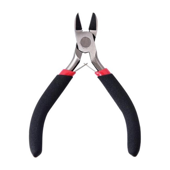 Home Plus 3 in. Carbon Steel Diagonal Pliers Black/Red 1 Pack