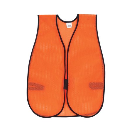 Safety Works Safety Vest Orange One Size Fits All
