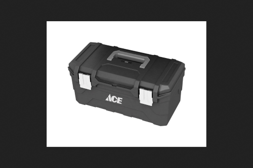 Ace 20 in. Tool Box Black/Red