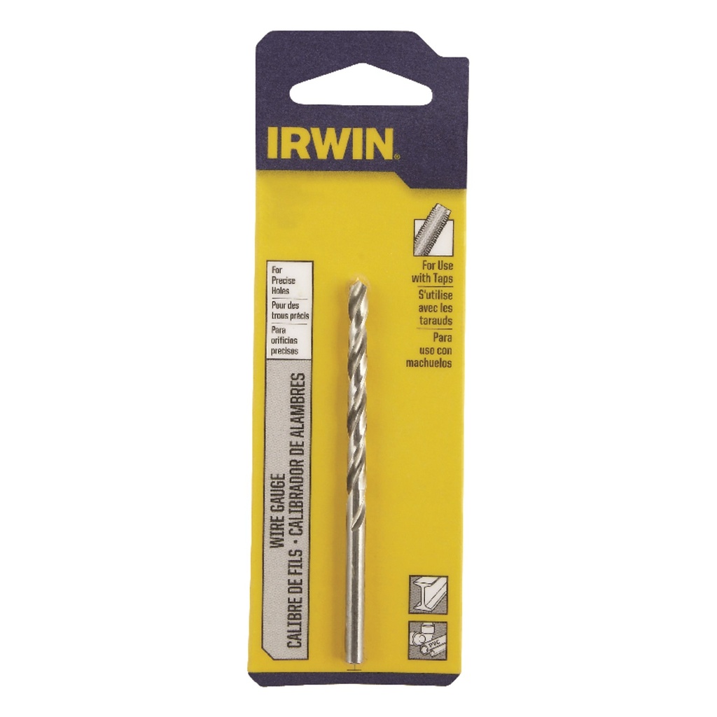 Irwin #20 X 3-1/4 in. L High Speed Steel Jobber Length Wire Gauge Bit Straight Shank 1 Pk