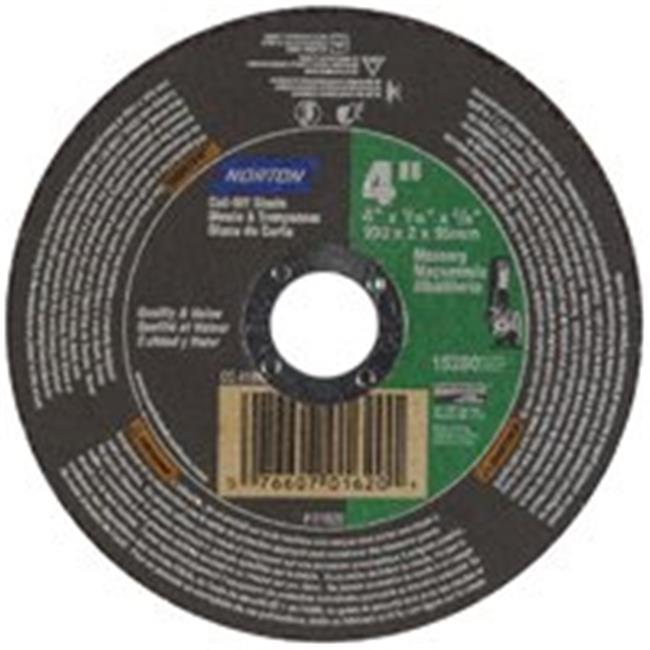 [2494318] Meule Pour Maçonnerie Norton, 4 Po Dia X 1/16 Po H., Arbre 5/8 Po, Type 1-41, Carbure De Silicium 01620 - Rona