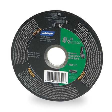 [2494516] Abrasive Cut-Off Wheel, Type 1, 5 in Dia, 0.0625 in Thick, 7/8 in Arbor Hole Size, Silicon Carbide