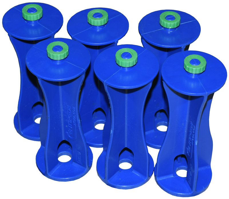 [2504819] Centipede Risers Blue Saw Horses 6 Pk