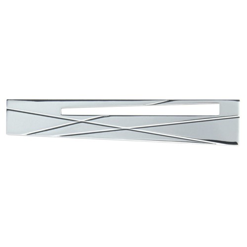 Atlas Homewares 253R Modernist 3 Inch Center to Center Bar Cabinet Pull Polished Chrome Cabinet Hardware Pulls Bar