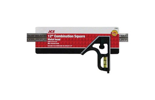 Ace 12 in. L X 4-3/4 in. H Stainless Steel Combination Square