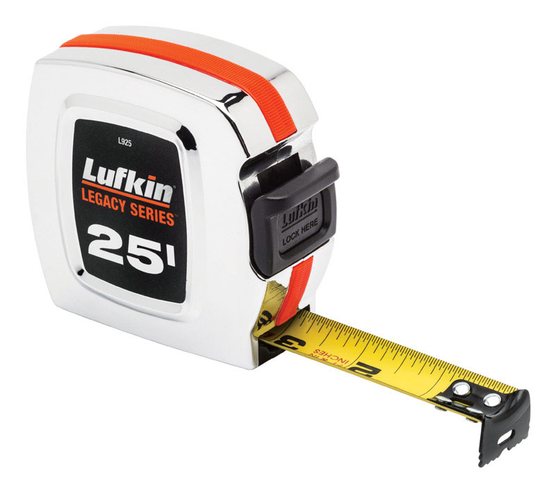 Lufkin Legacy Series 25 Ft. L X 1 in. W Tape Measure Silver 1 Pk