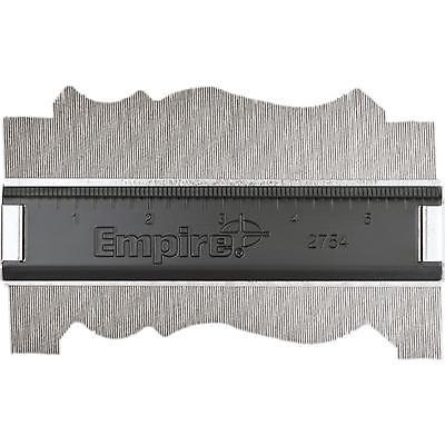 [2811263] Empire 6-1/8 in. L X 3-1/4 in. W Contour Gauge 1.88 in. Black 1 Pc
