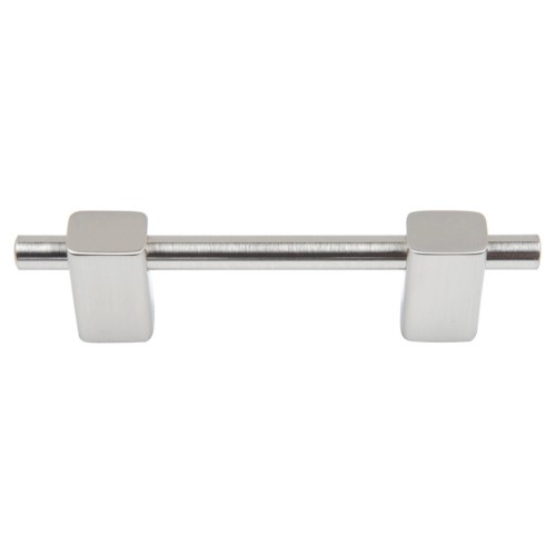 Atlas Homewares 296 Element 6-5/16 Inch Center to Center Bar Cabinet Pull Brushed Nickel Cabinet Hardware Pulls Bar