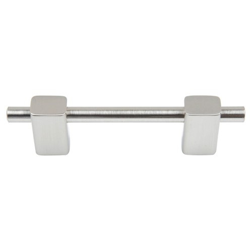 Atlas Homewares 297 Element 7-9/16 Inch Center to Center Bar Cabinet Pull Brushed Nickel Cabinet Hardware Pulls Bar