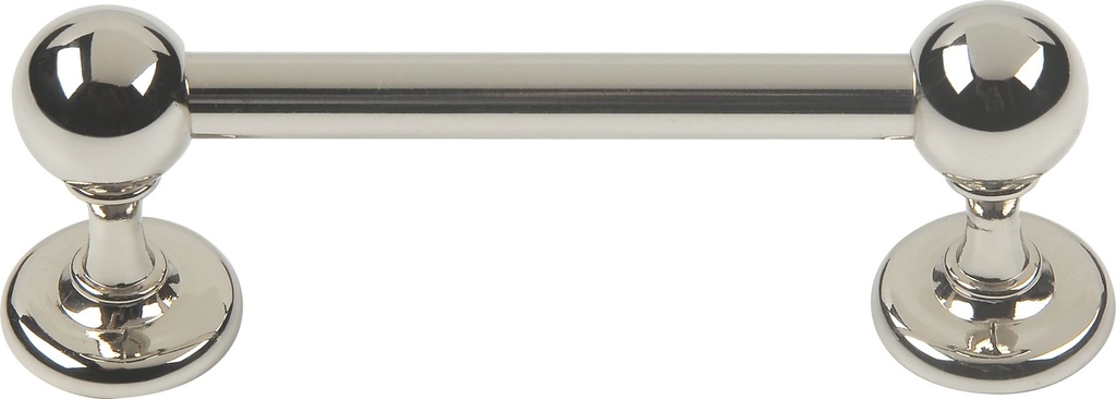 Atlas Homewares 299 Emma 3 Inch Center to Center Handle Cabinet Pull Polished Nickel Cabinet Hardware Pulls Handle