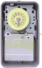 Intermatic Indoor and Outdoor Mechanical Timer Switch 120 V Gray