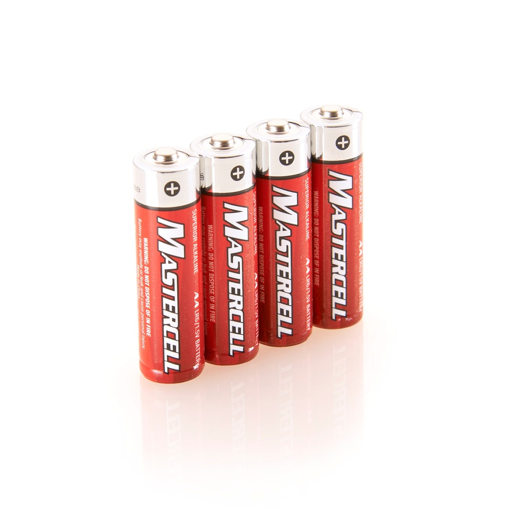 Dorcy Mastercell AA Alkaline Battery, 4-Pack (41-1634)