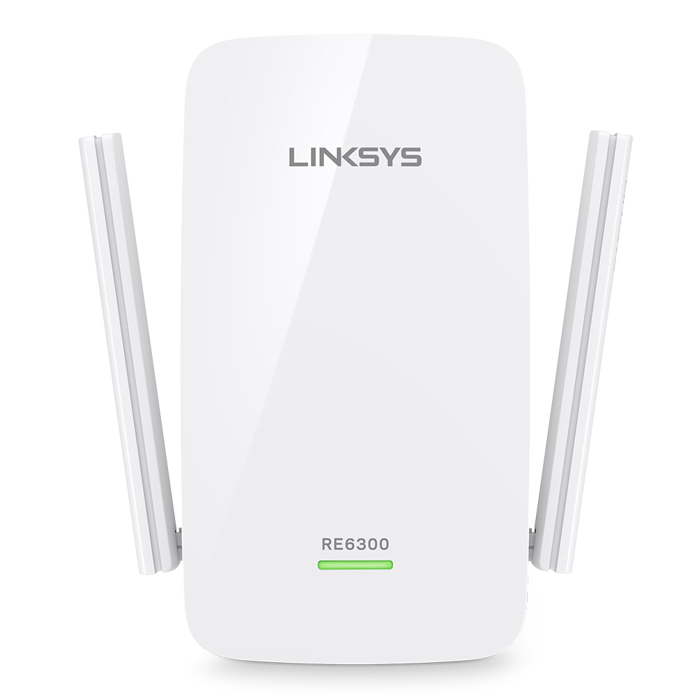 Linksys AC750 Dual-Band Wi-Fi Range Extender, RE6300