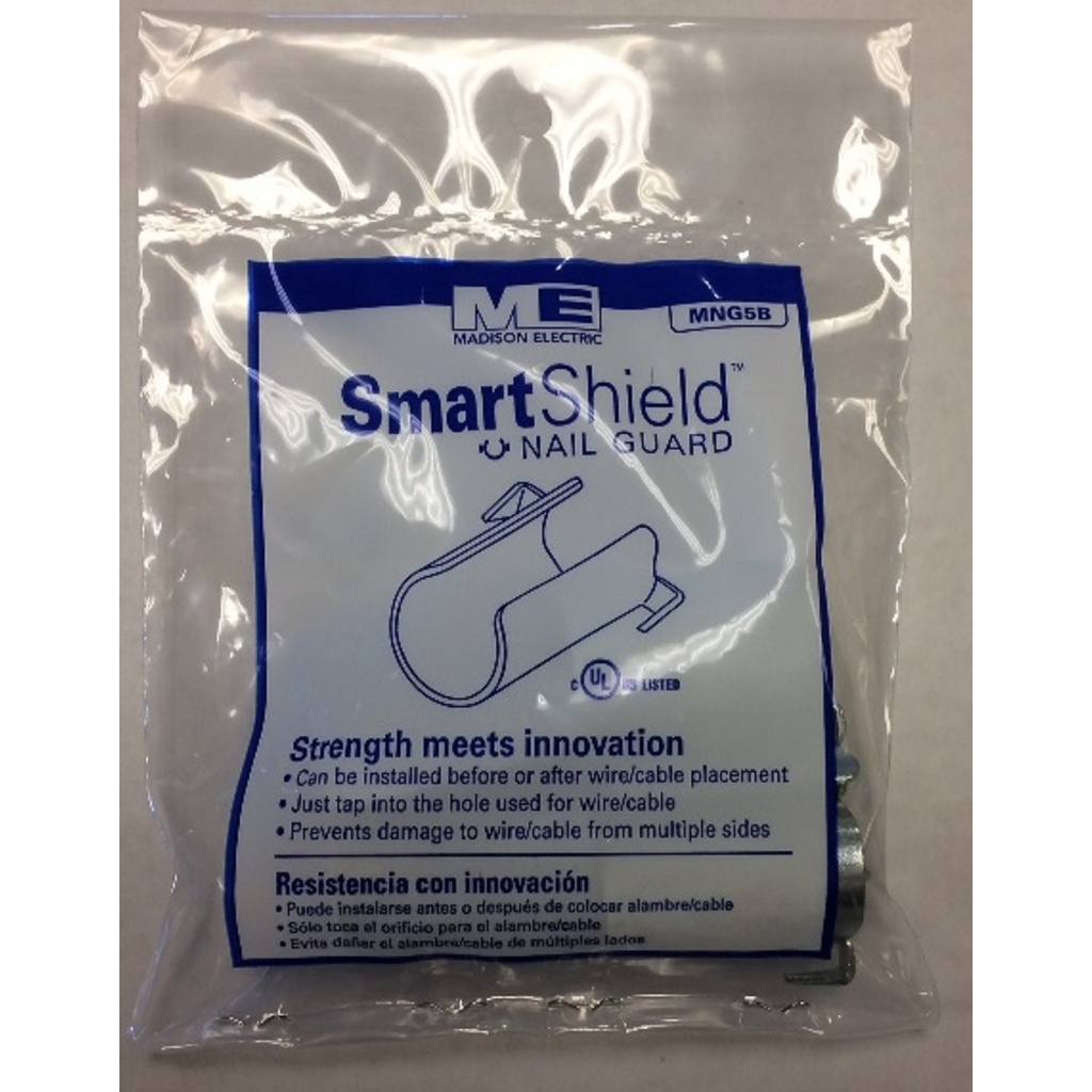 Madison Electric Smart Shield 1 in. L Nail Guard 5 Pk