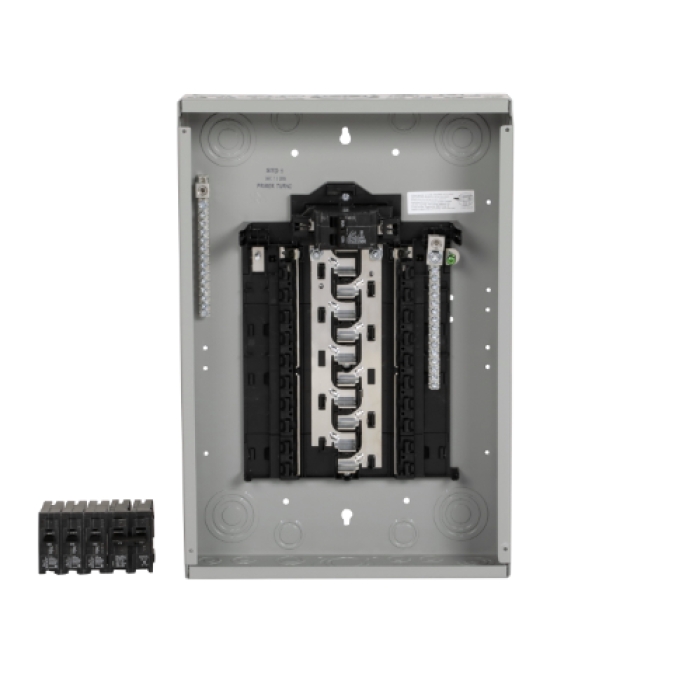Siemens SN Series 100 Amps 120/240 V 20 Space 20 Circuits Combination Mount Circuit Breaker Panel