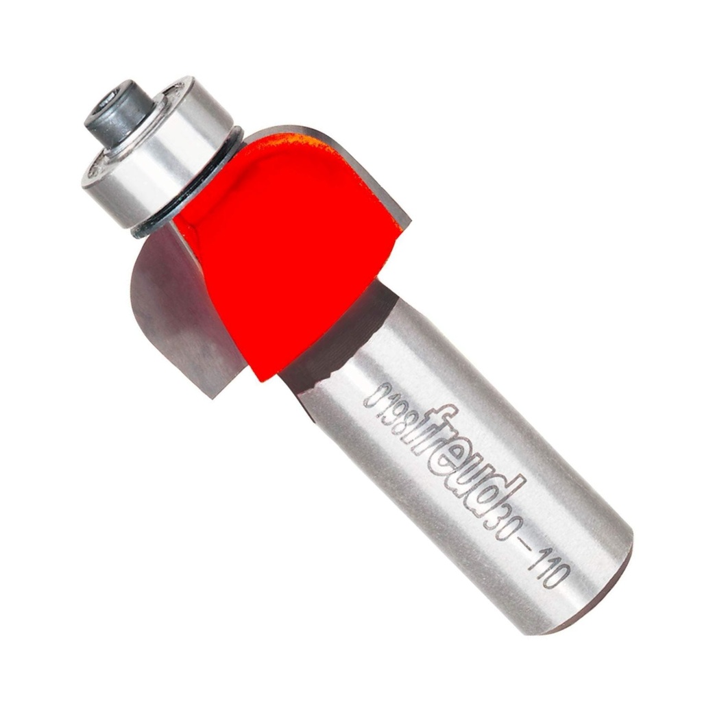 Freud 1/4 in. Radius Cove Bit with 1/2 in. Shank - 30-110