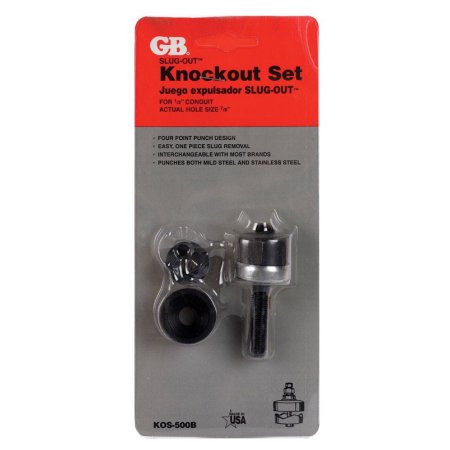 PUNCH 1/2" KNOCK-OUT SET