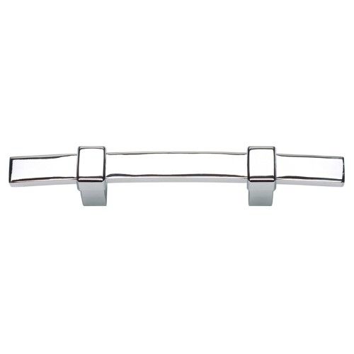 Atlas Homewares 303 Buckle up 5 Inch Center to Center Bar Cabinet Pull Polished Chrome Cabinet Hardware Pulls Bar