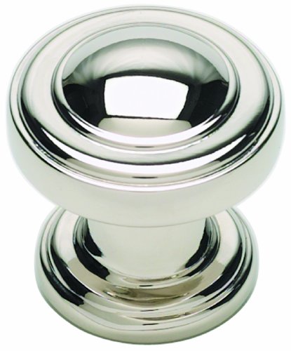 Atlas Homewares Atlas Homeware Bronte 1 1/8" Mushroom Cabinet Knob in Polished Nickel, 313-PN
