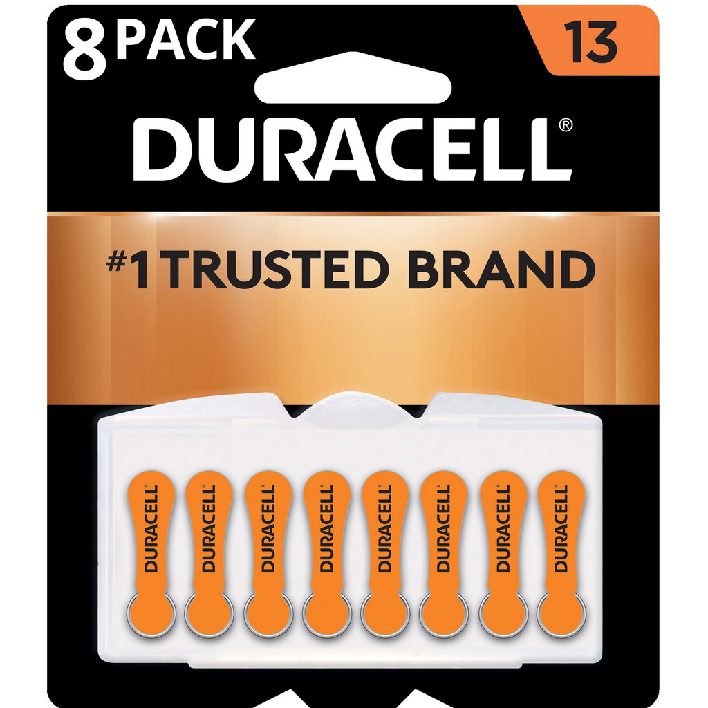 Hearing Aid Battery, #13, 8/Pack