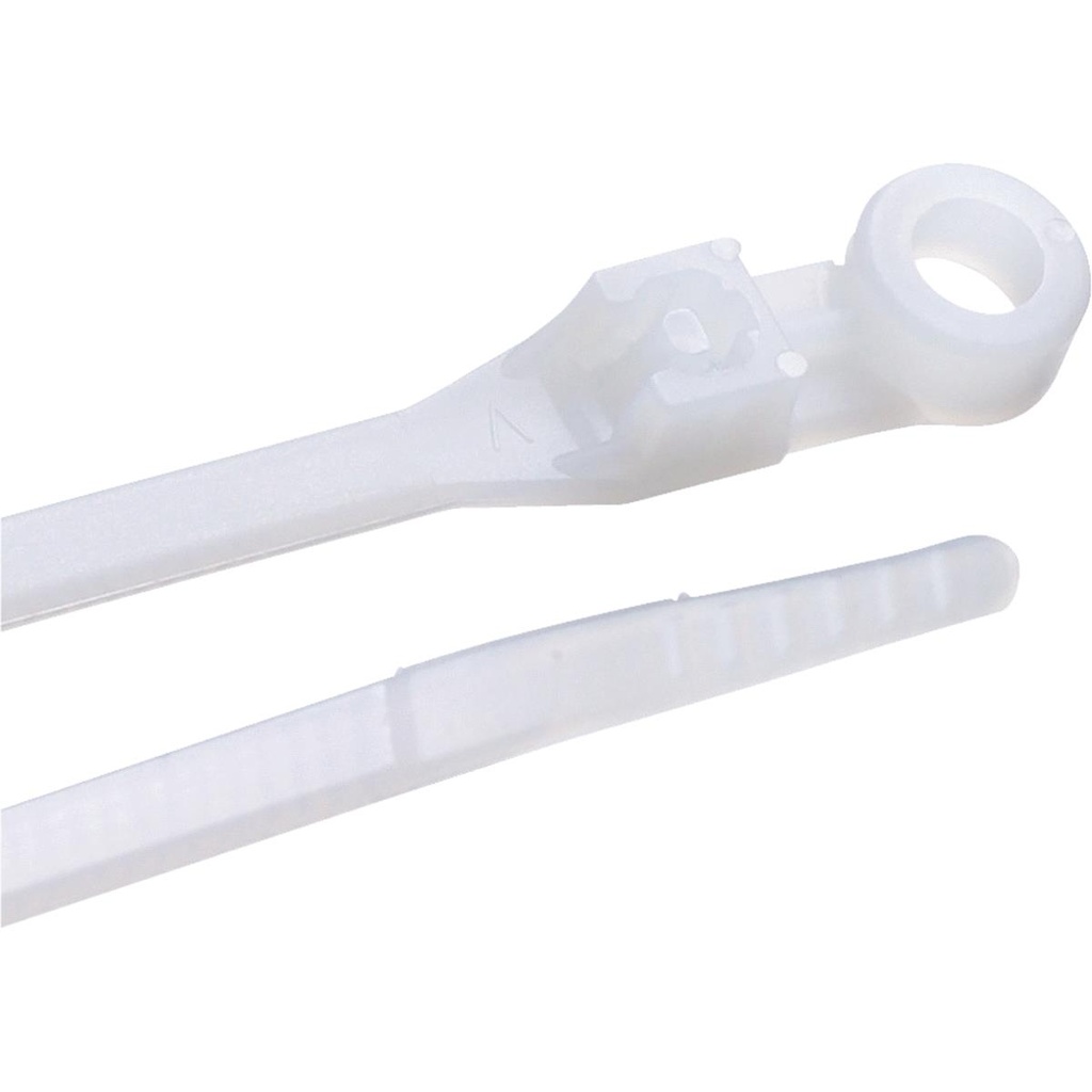 Gardner Bender Cable Tie Mounting 8" 50 Lb; Natural 48-308