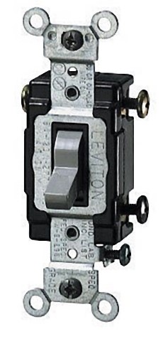 COM3WAY SWITCH 15A GRAY