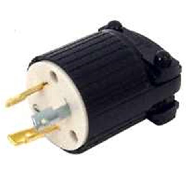 Locking Connector, L5-20R, 20 a, 125V AC, Single Phase, 2 Pole, Spring Clamp Terminals