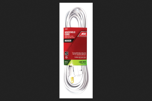 CORD EXTN16/2SPT-2WHT15'