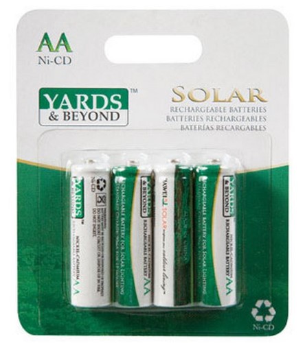 BATTERY F/SOLAR AA 4PK