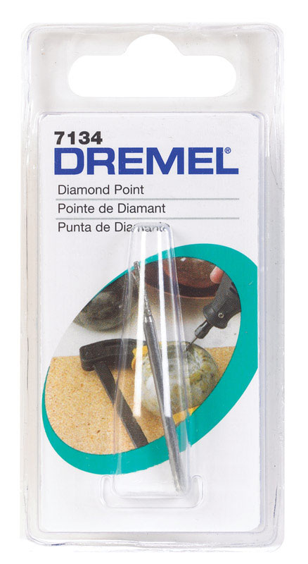 [328707] Dremel 5/64 in. D X 5/64 in. L Diamond Coated Wheel Point Tapered 35000 RPM 1 Pc