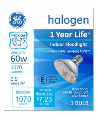 GE Lighting 209686 60 W Halogen Flood Bulb