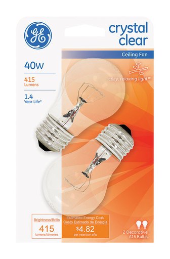 [3353547] BULB CEILFAN CLR 40W CD2