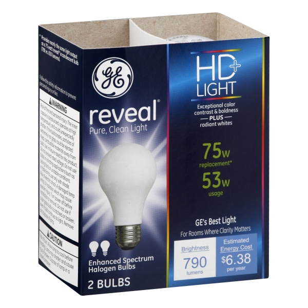 BULB HAL REV 53W SW 2PK