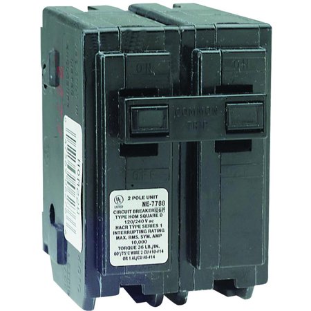 [34023] Square D HomeLine 40 Amps Surge 2-Pole Circuit Breaker