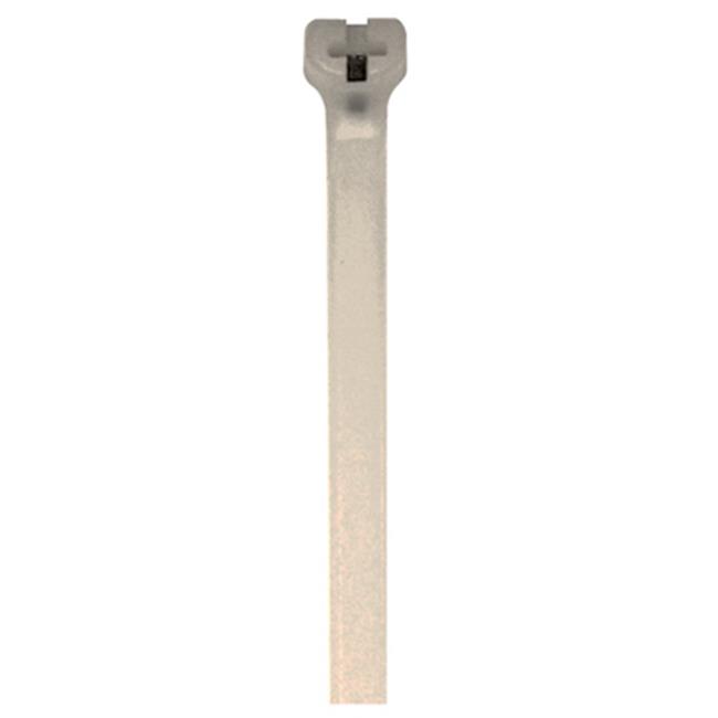 Cable Tie, 11 in L, 3 in Max Bundle Dia., Natural, Metal, 50 Lb Strength, 10 PK