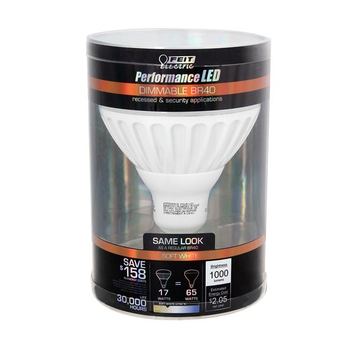 Feit BR40 17-Watt Dimmable LED Bulb